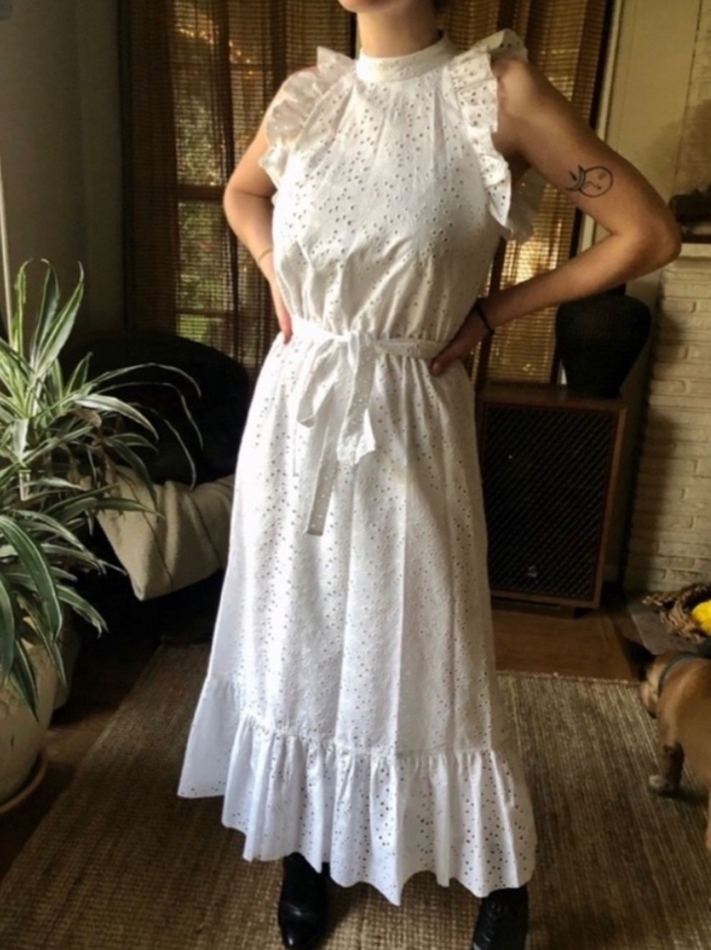 • Robert Rodriguez eyelet dress •
